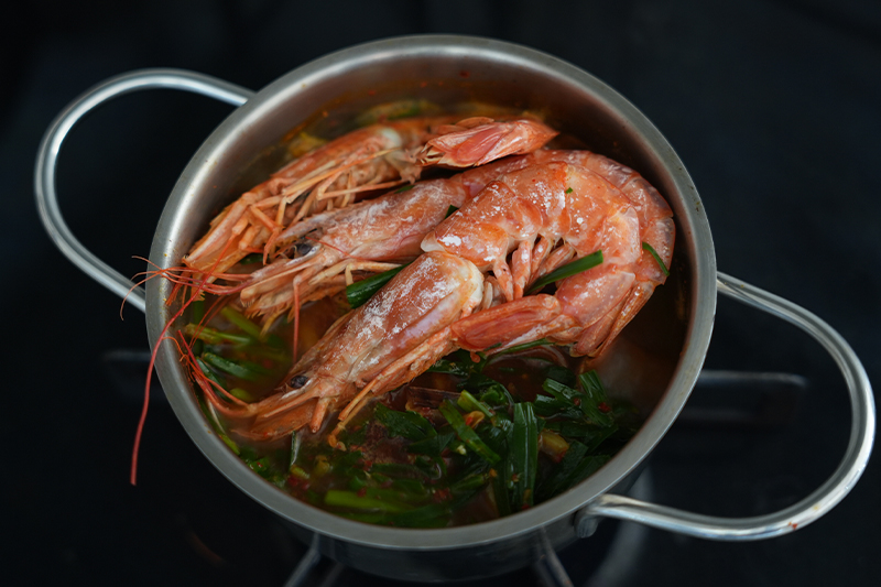 無水海鮮チゲ手順2