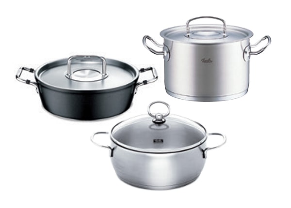 Fissler JP Product Lineup Pots